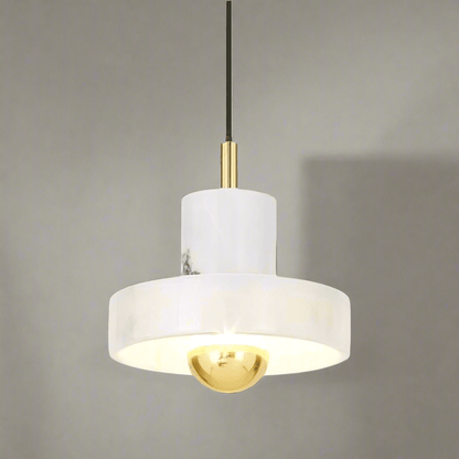 Elegante Marmeren Aura Hanglamp voor een Luxe Sfeer