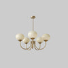 5 Hoofden ∅ 26.4″ x H 13.4″ / Dia 67cm x H 34cm / Koper+creme