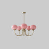 5 Hoofden ∅ 26.4″ x H 13.4″ / Dia 67cm x H 34cm / Koper+roze