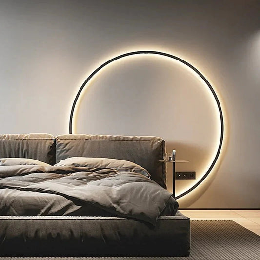 LumiRing - Elegante Ronde Wandlamp met Minimalistisch Ontwerp