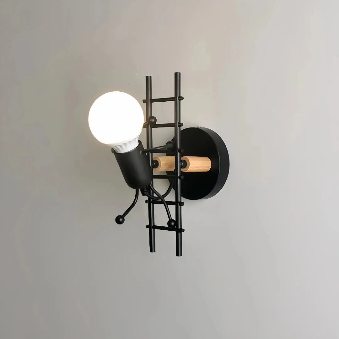 wandlamp van metaal voor kinderkamer