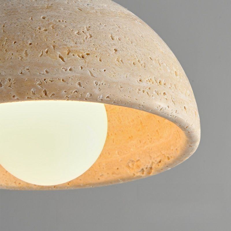 elegante hanglamp van natuurlijk marmer