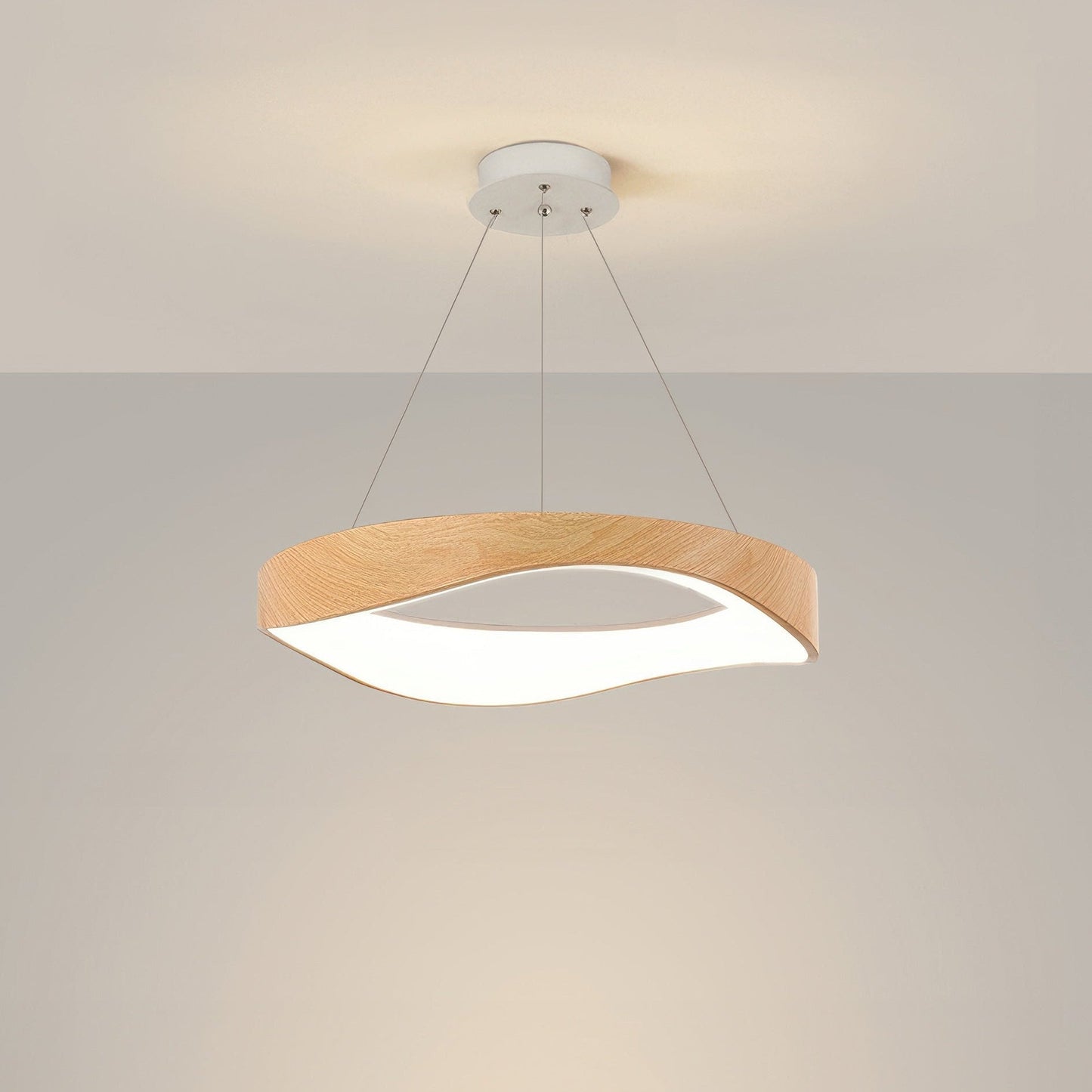 stilvolle ronde led hanglamp voor multifunktionale innenbeleuchtung