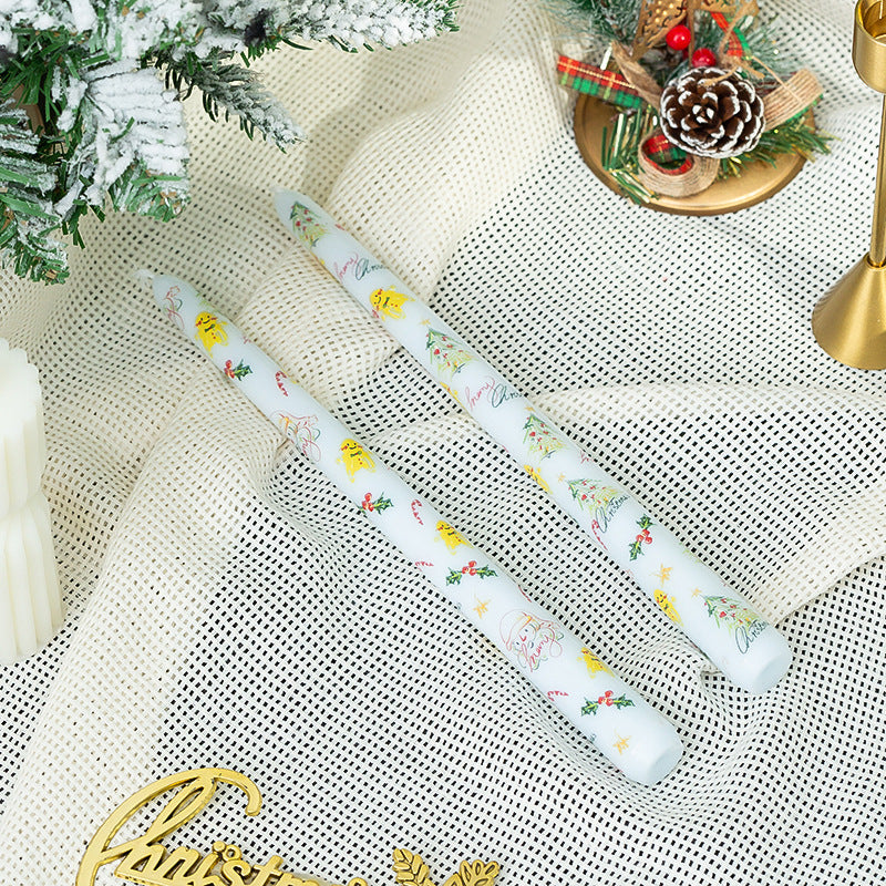 decoratieve kerstkaarsen van was