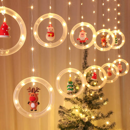 Kerstdecoratie geschikt voor raam, wand of deur