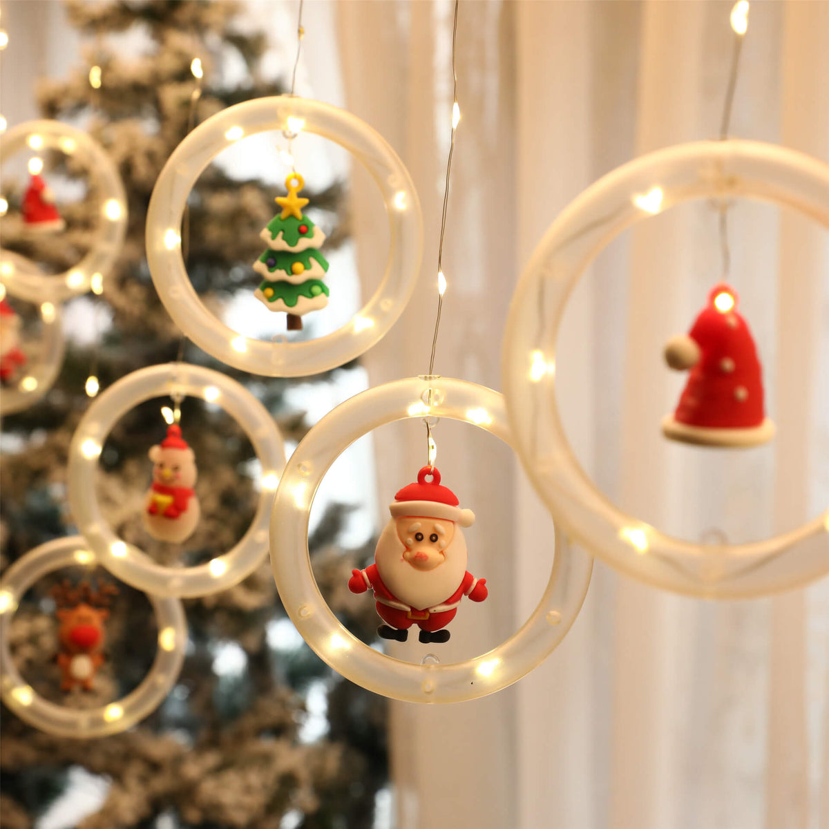 Kerstdecoratie met USB-aansluiting en lichtsnoer