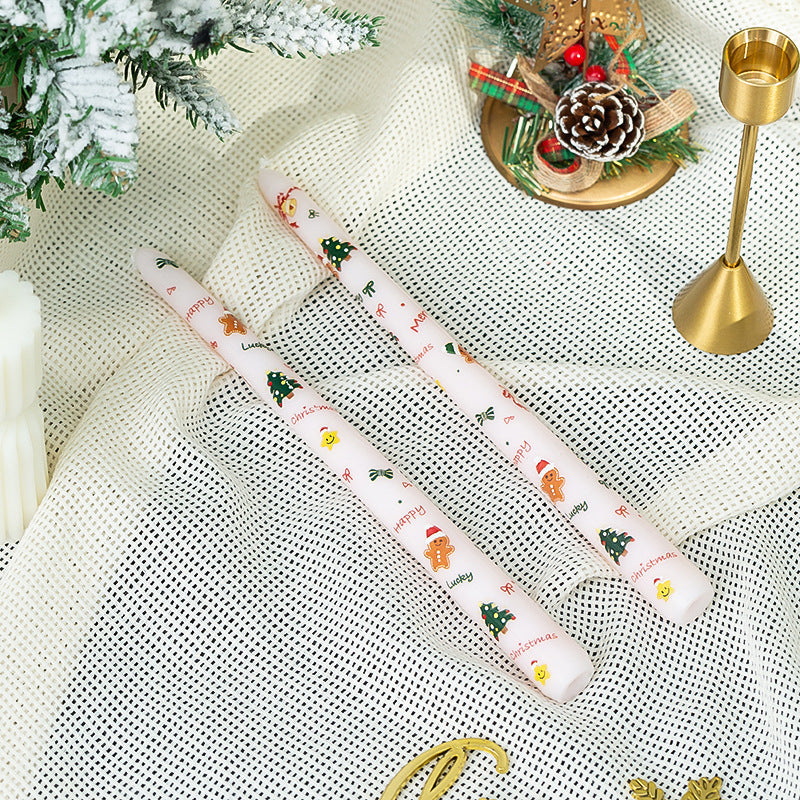 set decoratieve kerstkaarsen van was voor een sfeervol interieur
