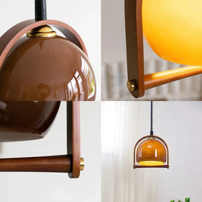 Stijlvolle Vintage Bauhaus Houten Hanglampen voor een Unieke Sfeer