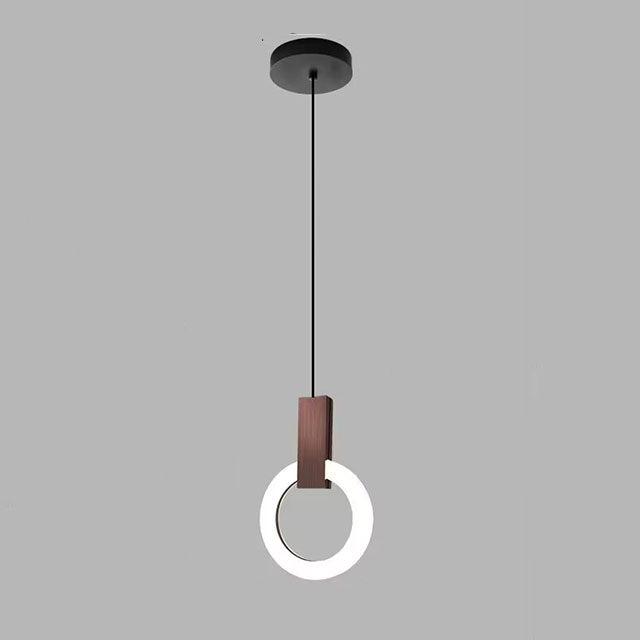 elegante nordic ring led hanglamp voor een moderne sfeer