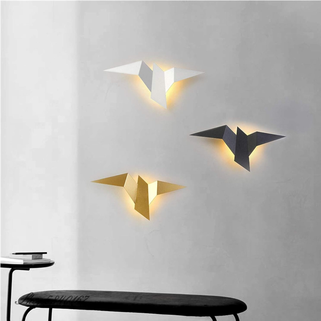 unieke wandlamp met origamidesign voor sfeervolle verlichting