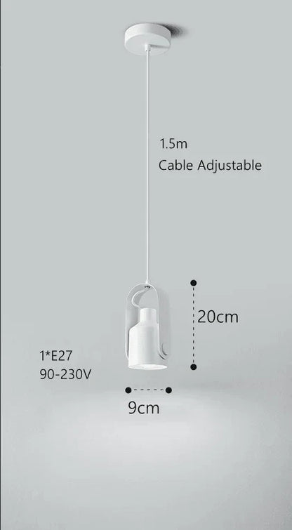Hanglamp voor gerichte verlichting in een modern interieur