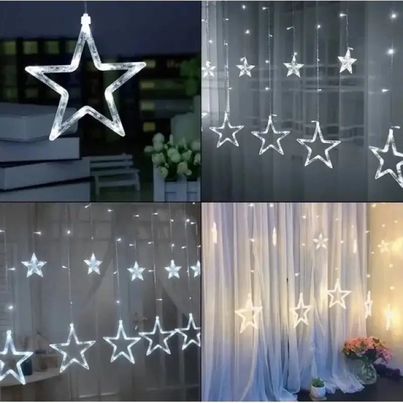 led-kerstverlichting geschikt voor het decoreren van een raam