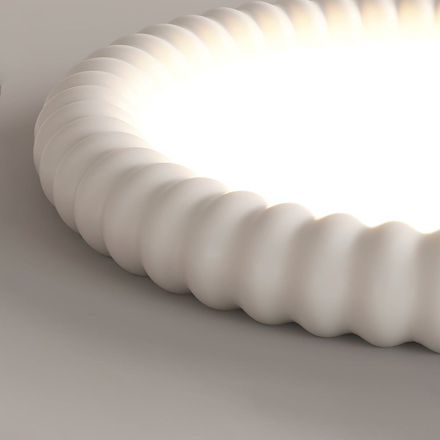 moderne ripple halo plafondlamp voor sfeervolle verlichting