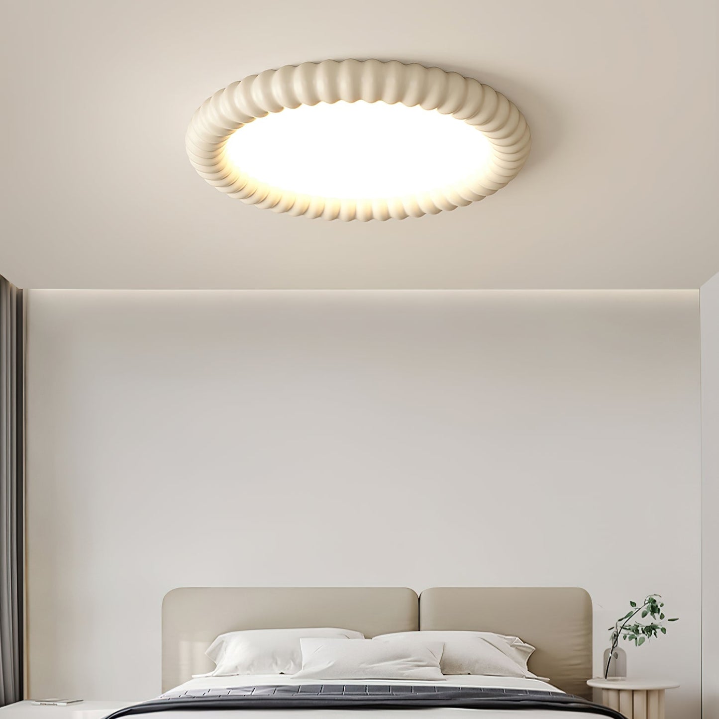 moderne ripple halo plafondlamp voor sfeervolle verlichting