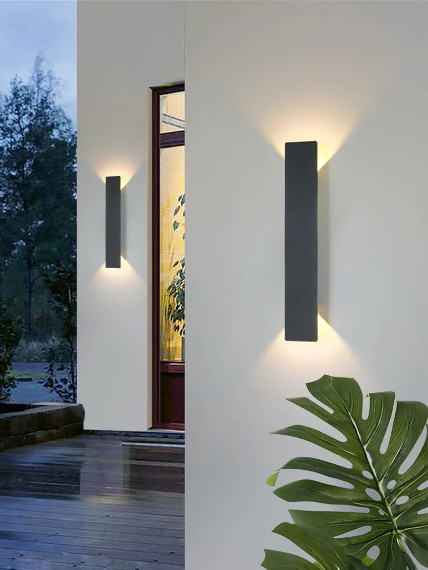 triglow - stijlvolle en waterdichte led buitenwandlamp