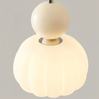 Scout Creme Art Deco Plafondlamp voor een Elegante Sfeer