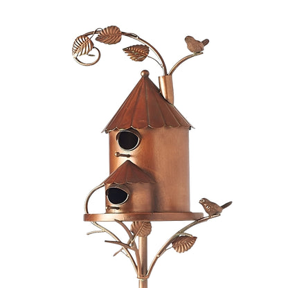 Tuinsteker Metaal Vogelhuis Tuindecoratie