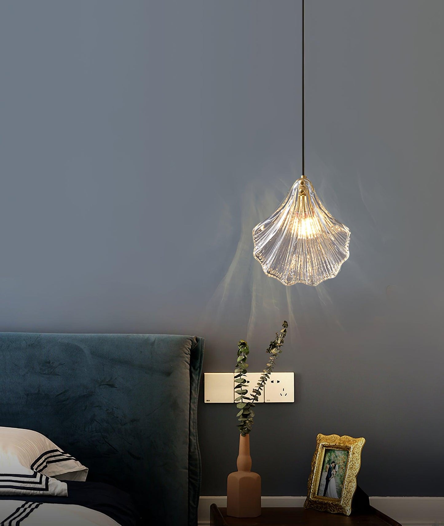 elegante shell mini hanglamp voor een stijlvolle touch