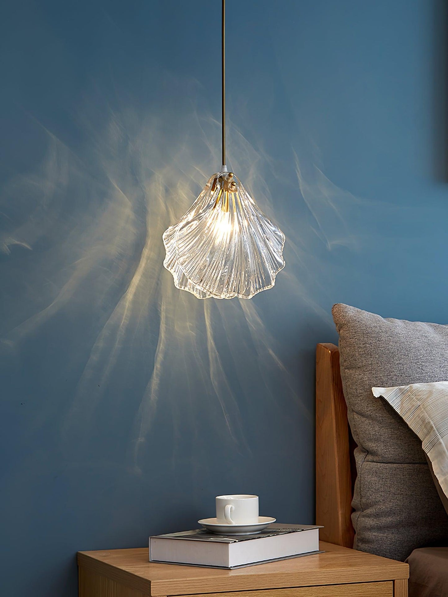 elegante shell mini hanglamp voor een stijlvolle touch