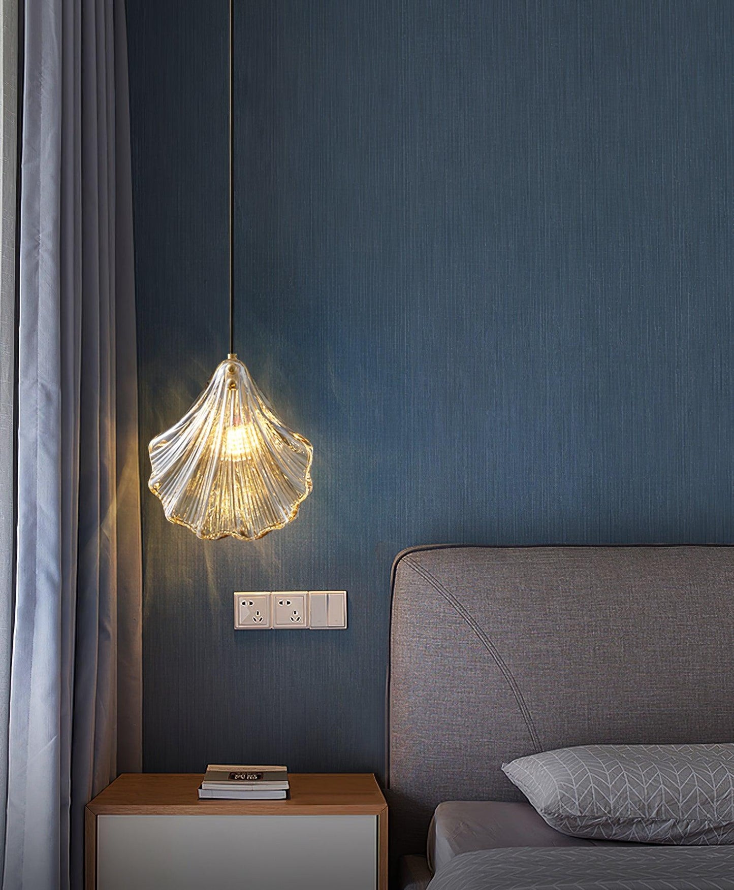 elegante shell mini hanglamp voor een stijlvolle touch