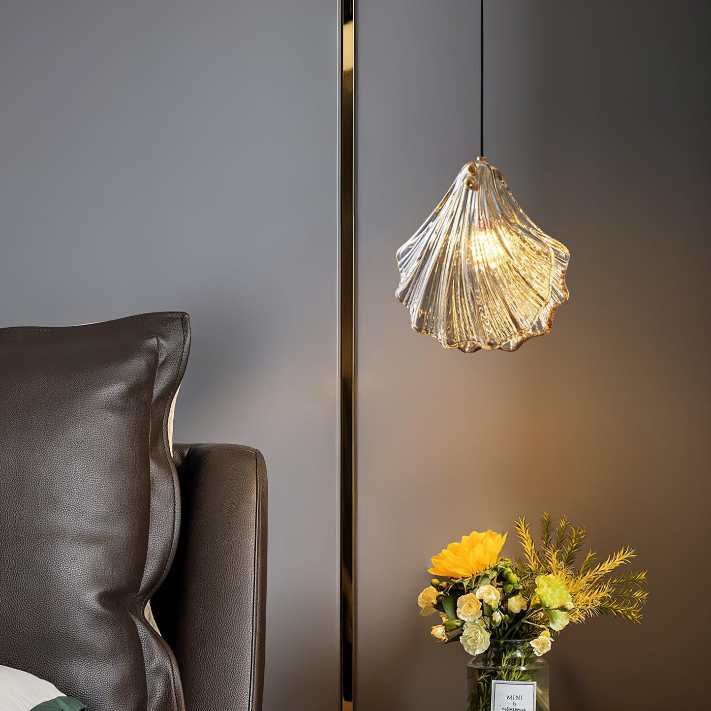 elegante shell mini hanglamp voor een stijlvolle touch