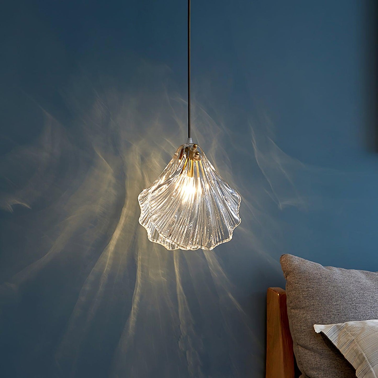 elegante shell mini hanglamp voor een stijlvolle touch