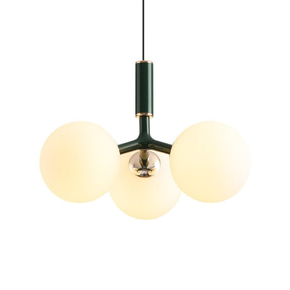 Stijlvolle Noorse luxe glazen hanglamp voor een elegante uitstraling