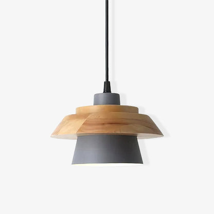 Moderne Hanglamp van steen en hout