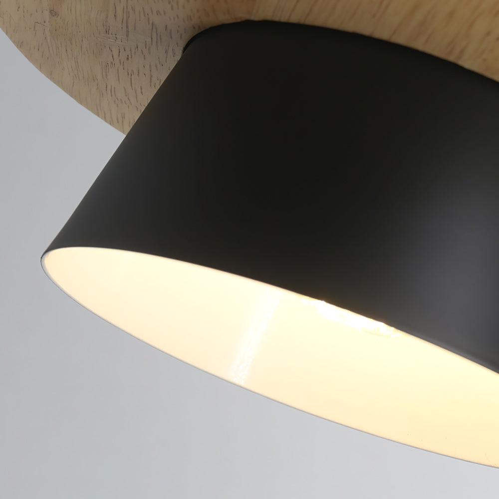 moderne hanglamp van steen en hout