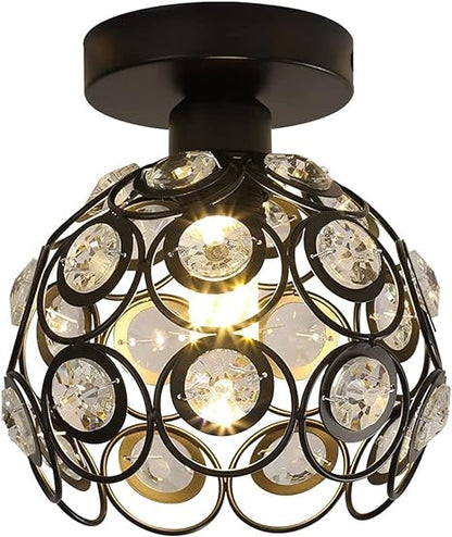 Adembenemende Luxe Gouden Bal Hal Plafondlamp voor een Elegant Interieur