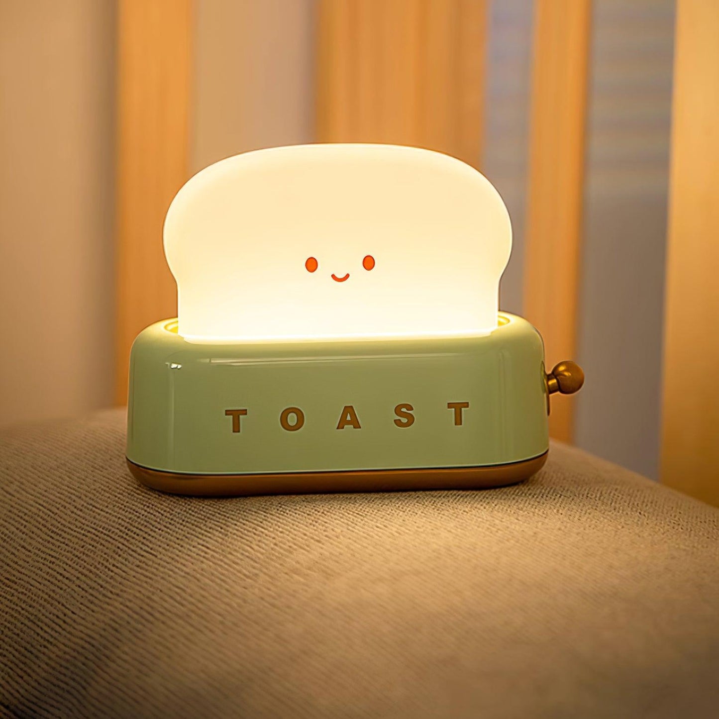 stylish toaster table lamp with built-in battery