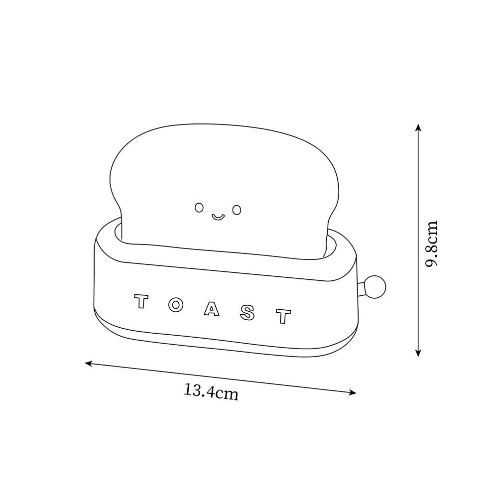 stylish toaster table lamp with built-in battery