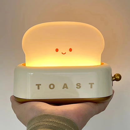 Stylish Toaster Table Lamp with Built-in Battery