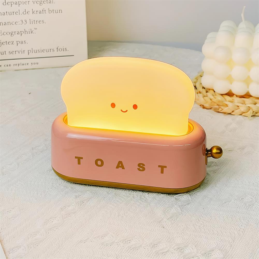 stylish toaster table lamp with built-in battery