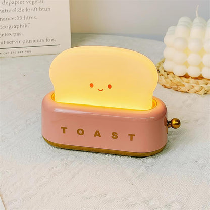 Stylish Toaster Table Lamp with Built-in Battery