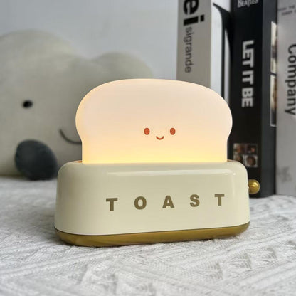 Stylish Toaster Table Lamp with Built-in Battery