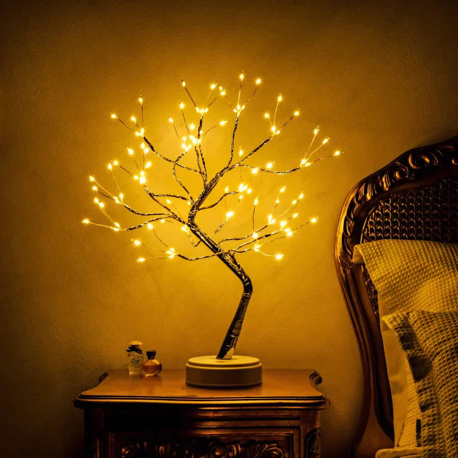 Sfeerlamp in Boomvorm – Warm Wit Licht voor Elke Ruimte