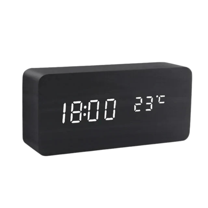 Led-display van de digitale wekker met tijdweergave