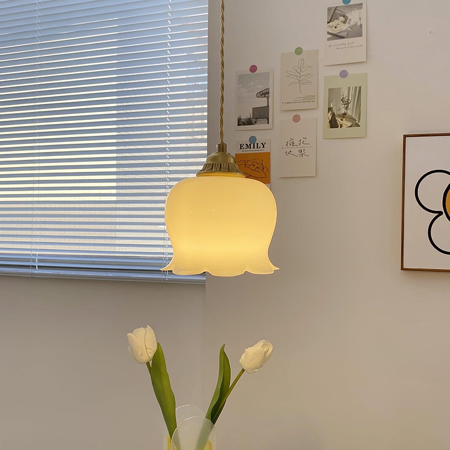 elegante vallei bloem hanglamp voor een betoverende sfeer