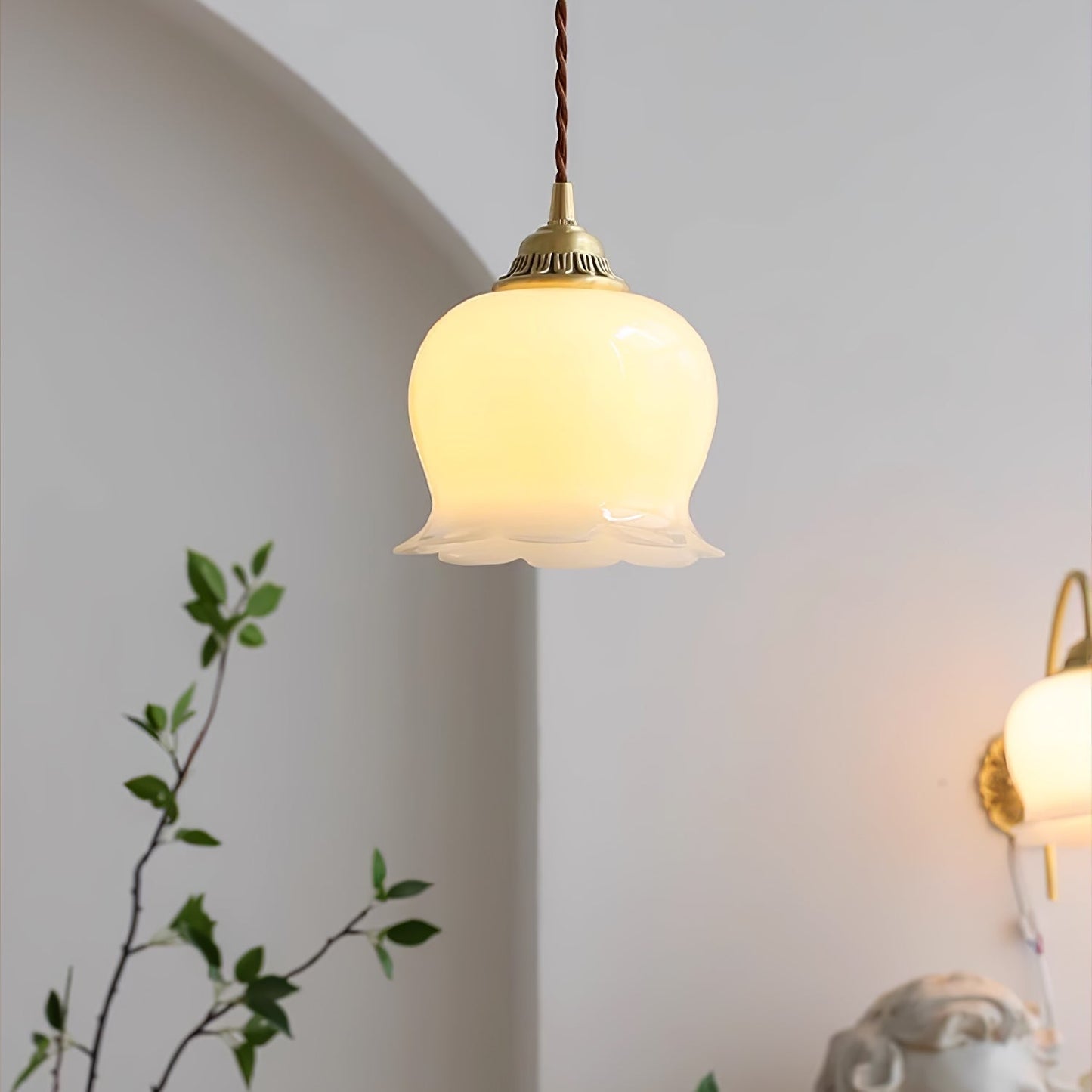 elegante vallei bloem hanglamp voor een betoverende sfeer