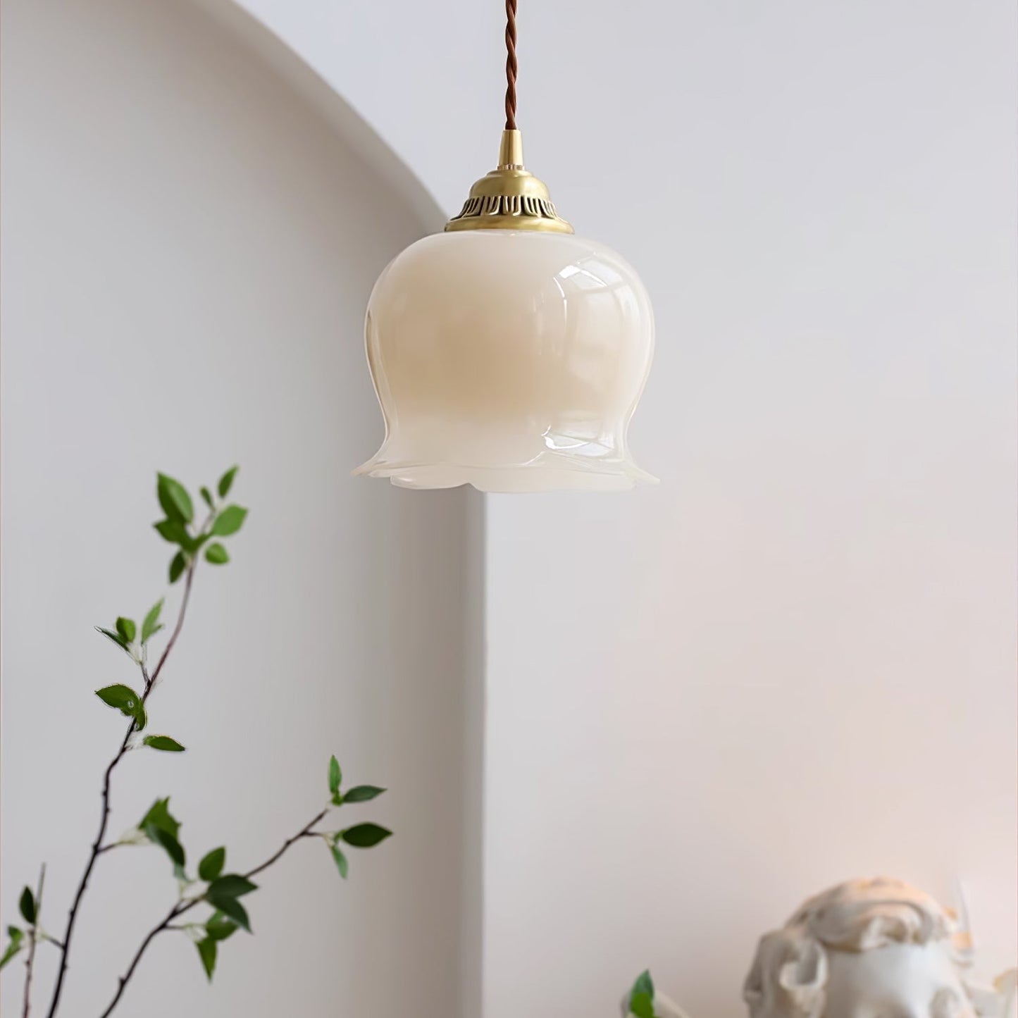 elegante vallei bloem hanglamp voor een betoverende sfeer