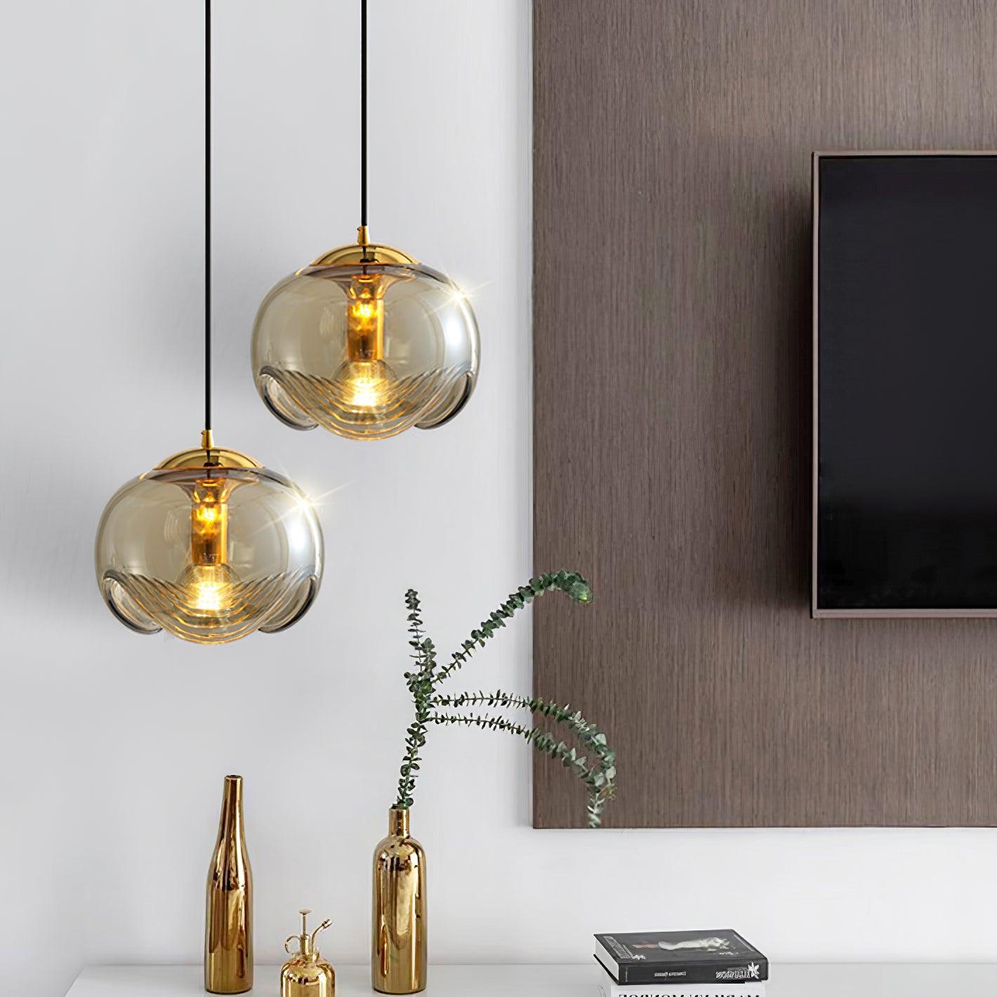 elegante wave hanglamp voor een stijlvolle verlichting