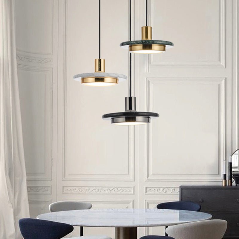 elegante moderne marmeren hanglamp voor een stijlvol interieur