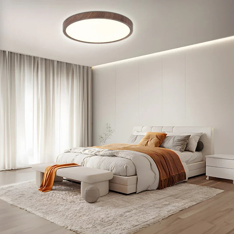 elegante ultradunne ronde plafondlamp voor een moderne uitstraling