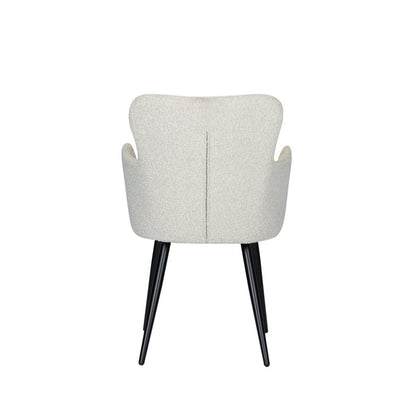 Oorfauteuil parelwit (Set van 2)