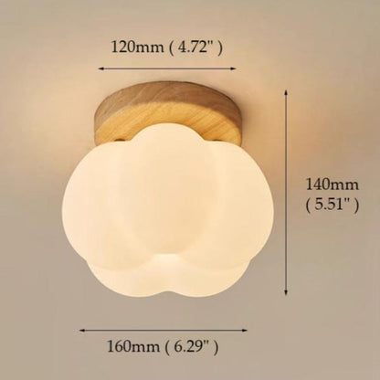 Stijlvolle Pompoen Plafondlamp voor een Sfeervolle Verlichting