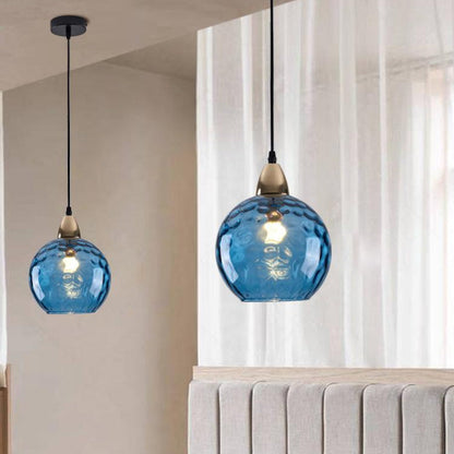 Hanglamp glas-in-lood modern Scandinavisch design