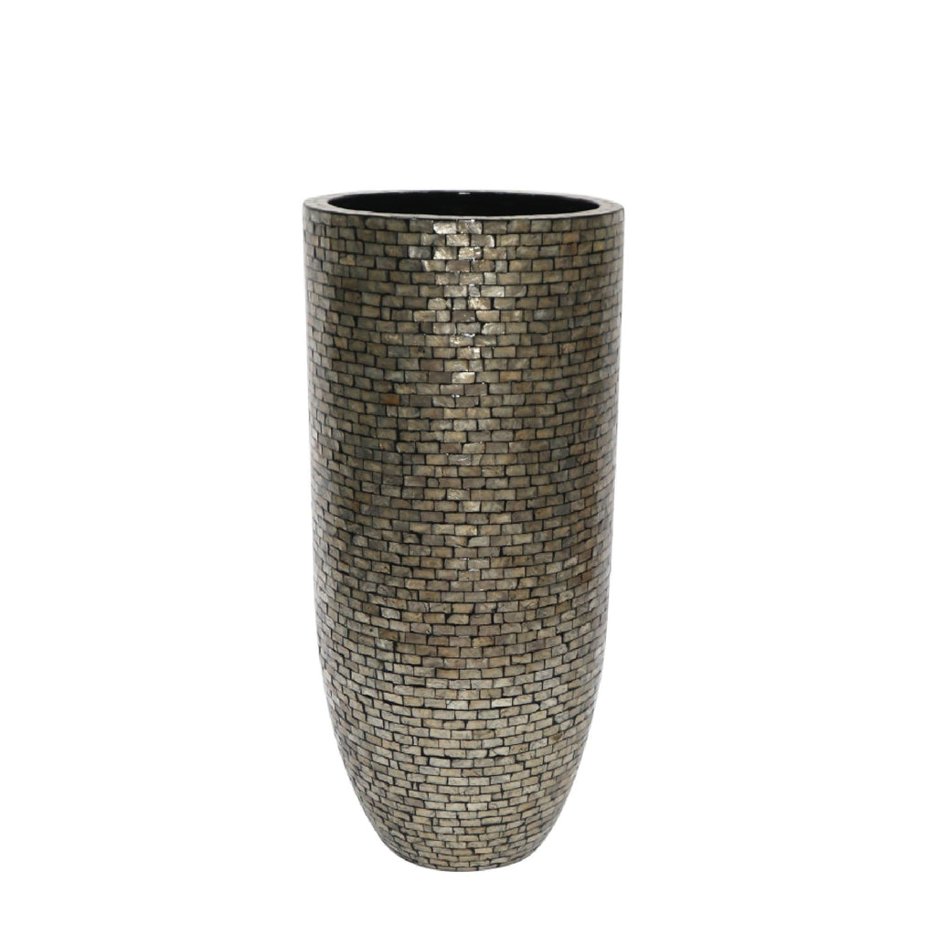 adrija champagne ronde poly shell bamboe pot l