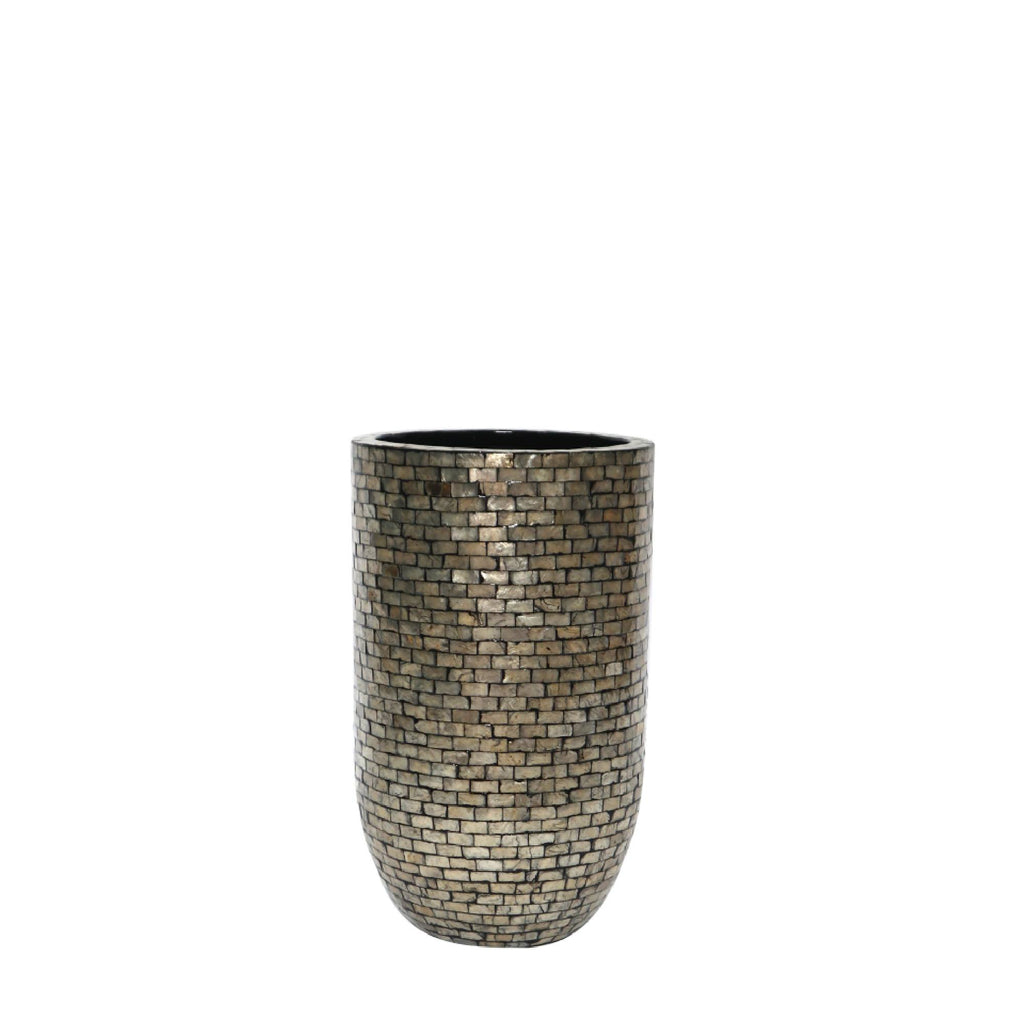 adrija champagne ronde poly shell bamboe pot s