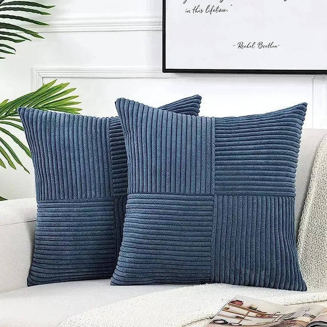 corduroy kussensloop minimalistisch ontwerp
